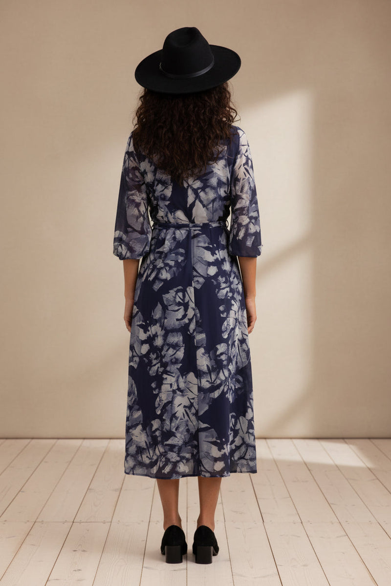 ivy blue dresses Adriana Dress in Blue 4