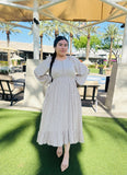 Amelie Beigh Floral Maxi Dress