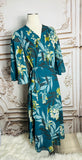 Madison Teal Wrap Dress