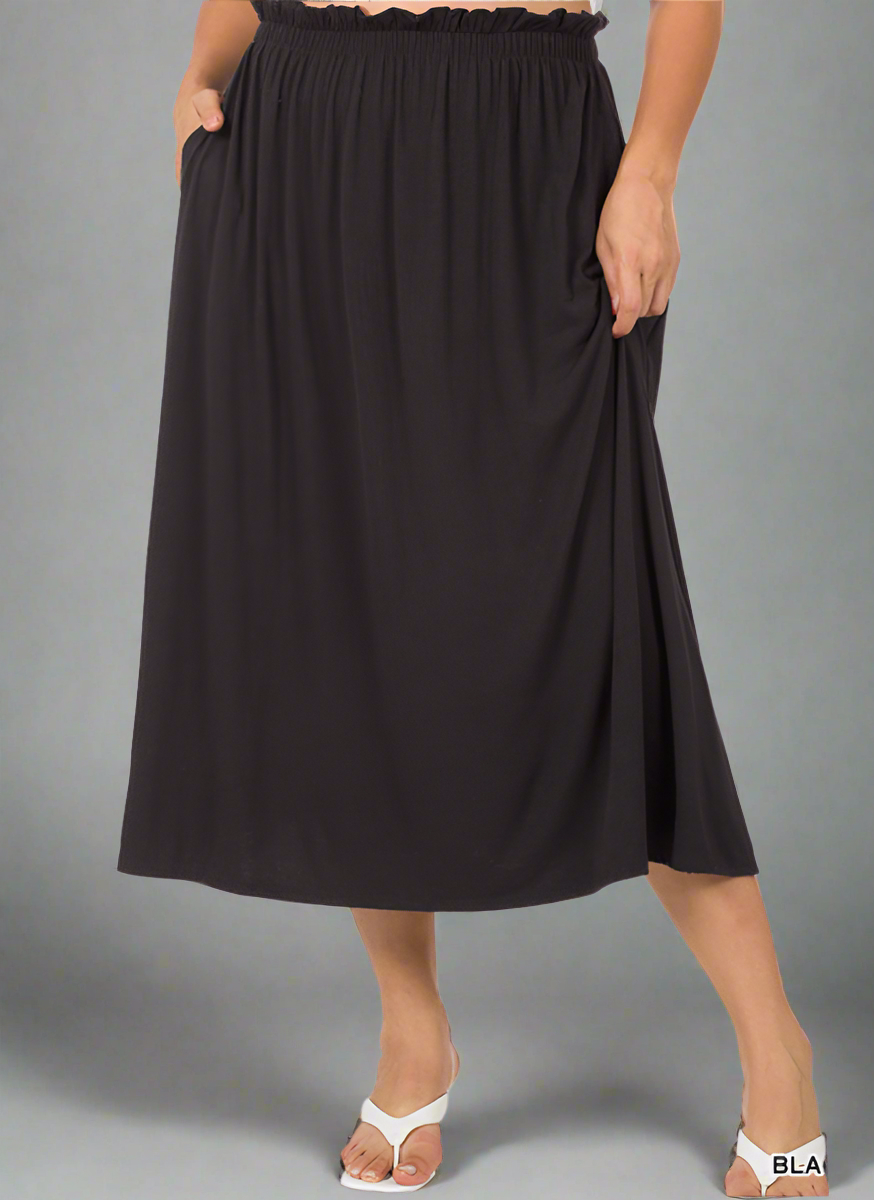 Black PaperBag skirt