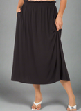 Black PaperBag Plus skirt