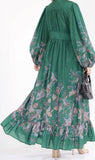 Aurora Green Maxi Dress