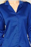 Addison Royal Blue Silk Top