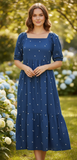 Cassia Embroidery Flower Dress