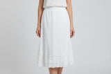 White Crochet Bottom Skirt