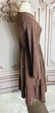Mocha Tiered Dress
