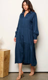 Stella Navy Blue Maxi Dress