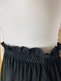 Black PaperBag Plus skirt