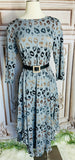 Charcoal Leopard Dress