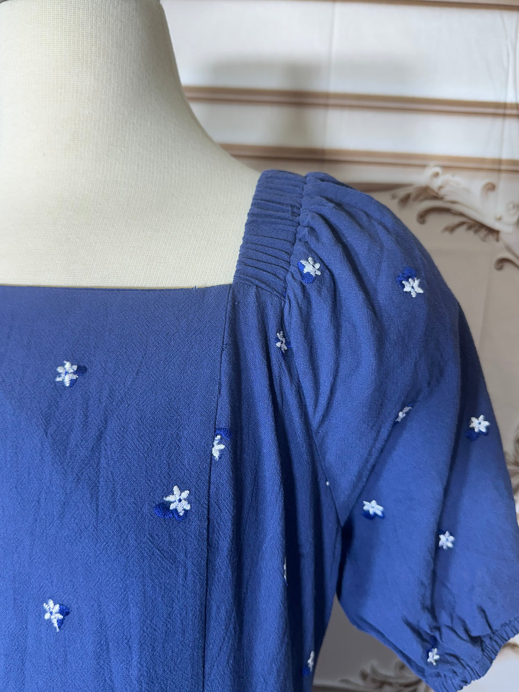 Cassia Embroidery Flower Dress