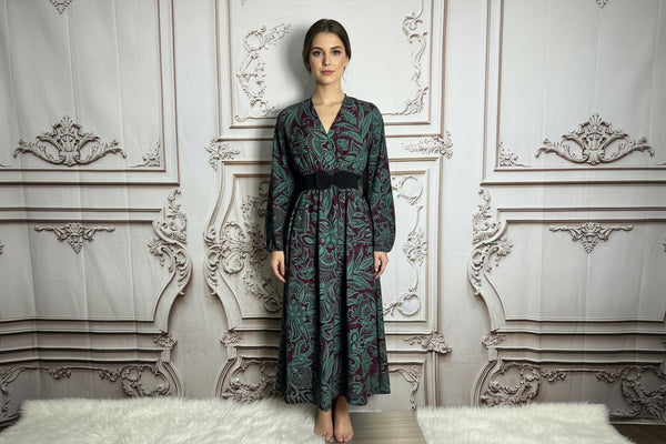 Ellison Burgundy Surplice Summer Dress Unique modest clothing Ellison Burgundy Surplice Summer Dress Unique modest clothing
