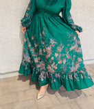 Aurora Green Maxi Summer Dress