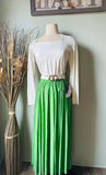 Light Green Maxi Skirt