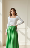 Light Green Maxi Skirt