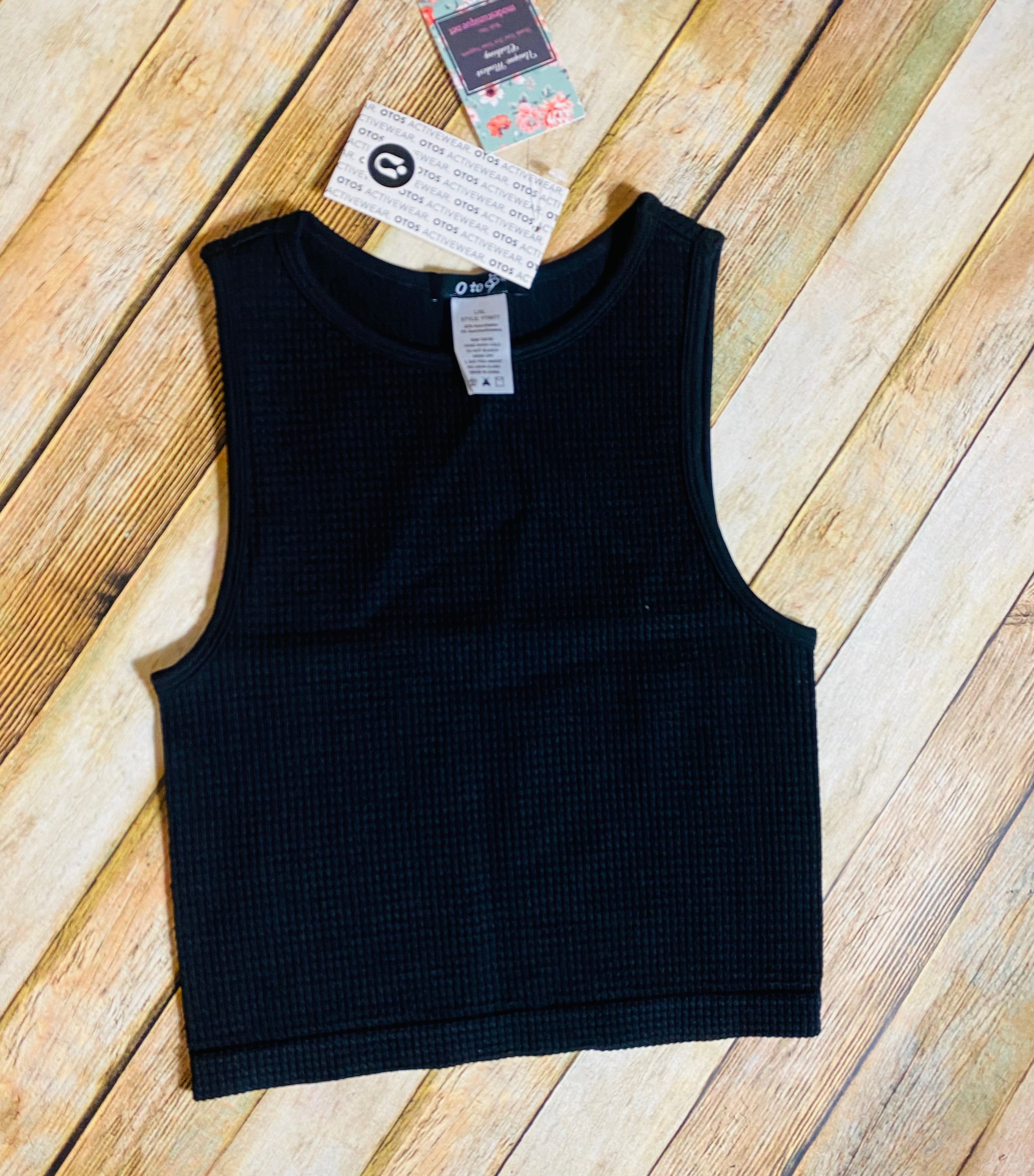Black Crop Top