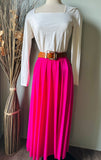 Fuchsia Maxi Skirt