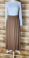 Ash Mocha PaperBag Skirt