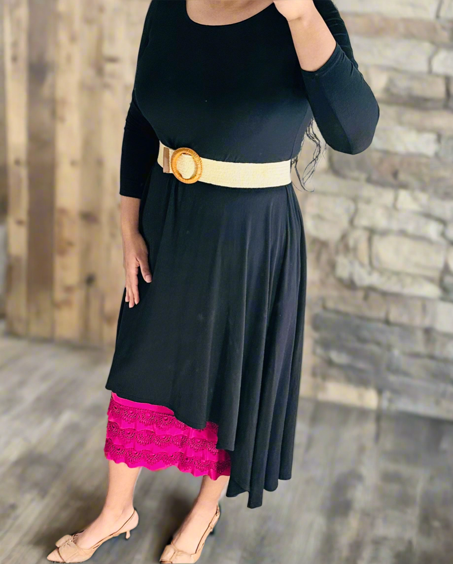 Magneta Crochet Bottom Skirt
