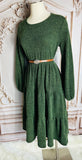 Olive Tiered Dress