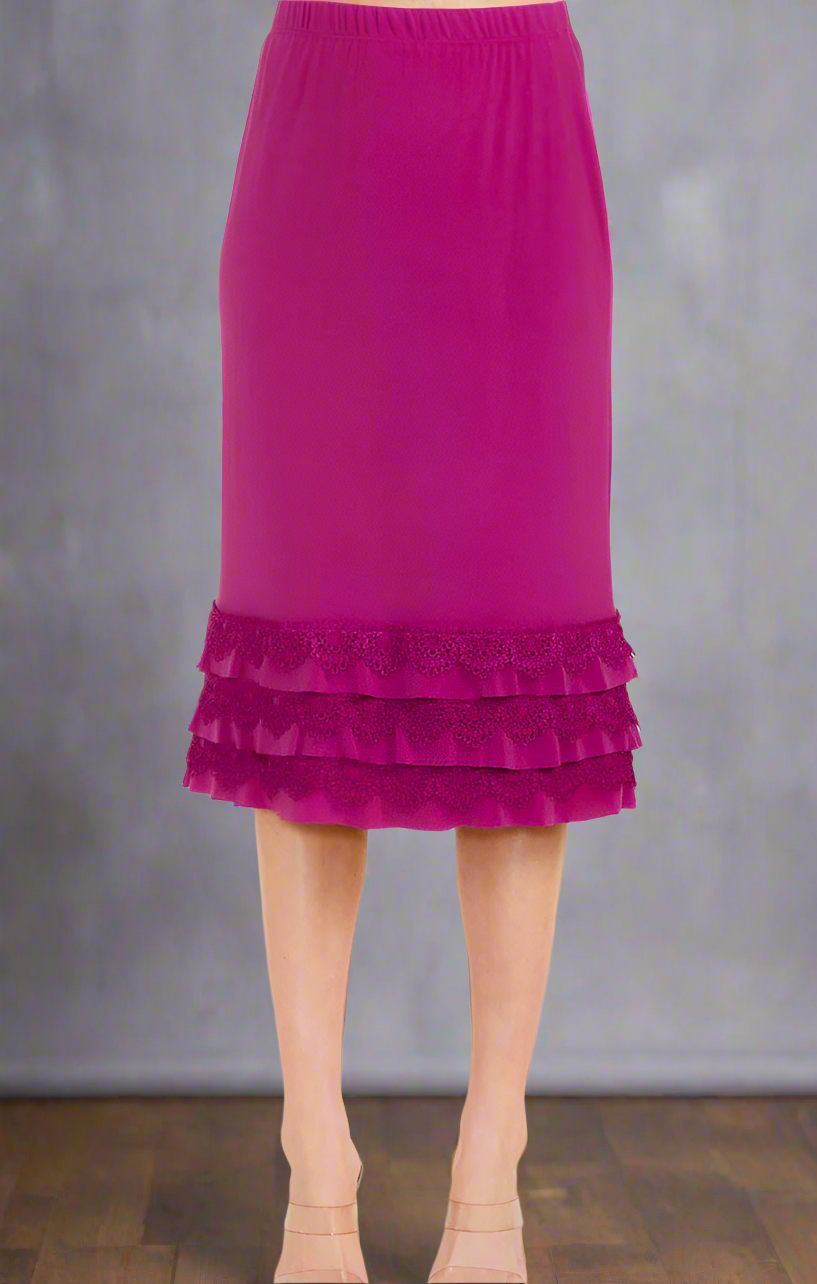 Magneta Crochet Bottom Skirt