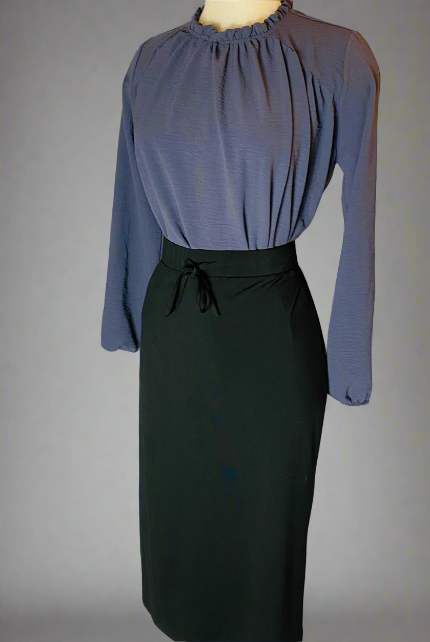 Alice Gunmetal Top