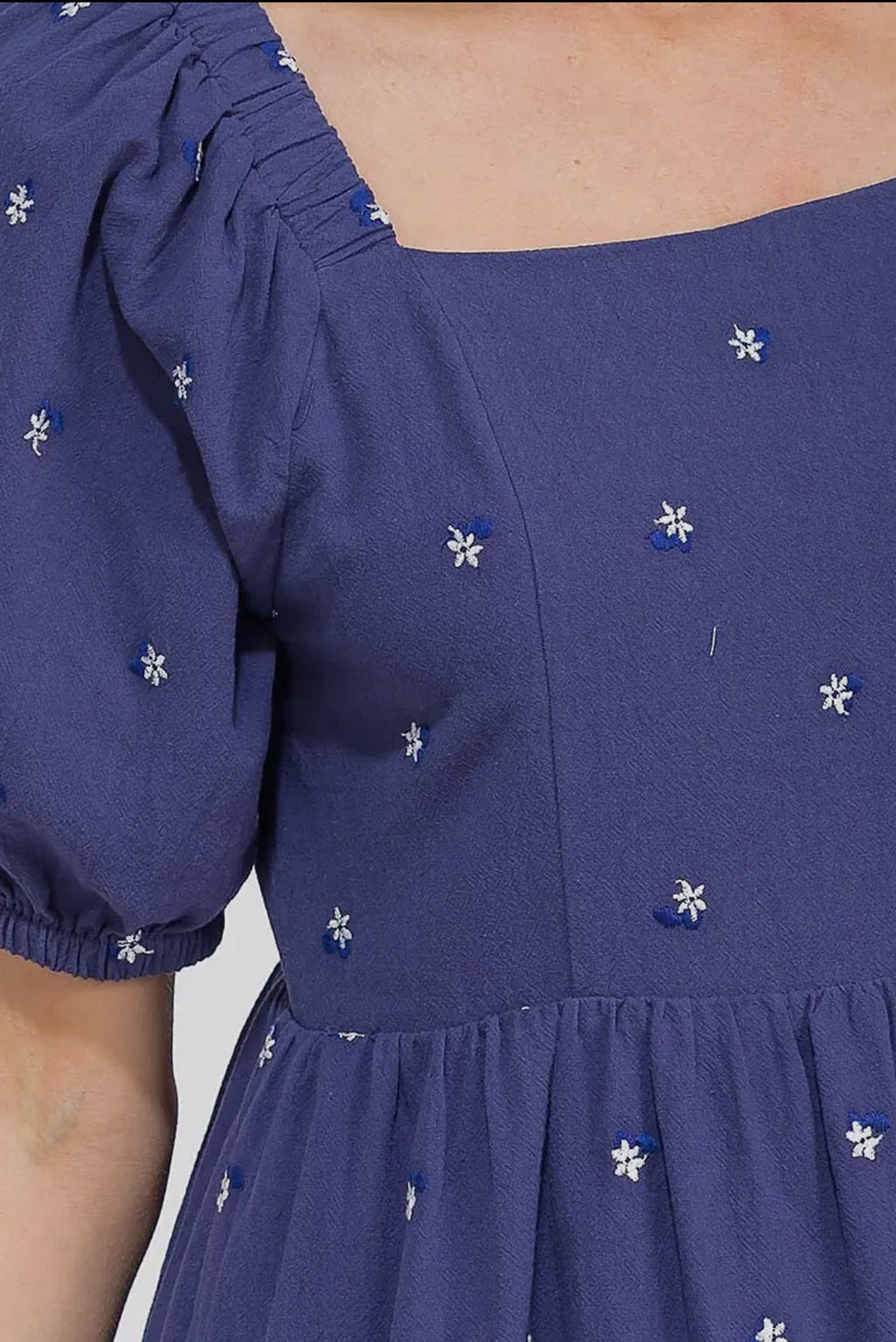 Cassia Embroidery Flower Dress