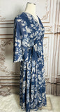 Ivy Navy Blue Floral Summer Dress