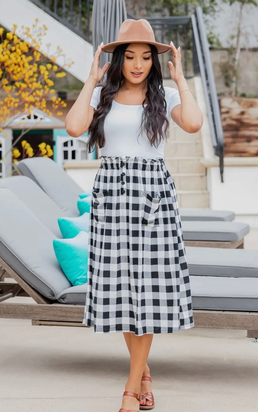 Bianca Squared Skirt