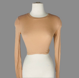 Mocha Crop Top