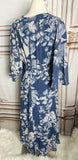 Ivy Navy Blue Floral Summer Dress