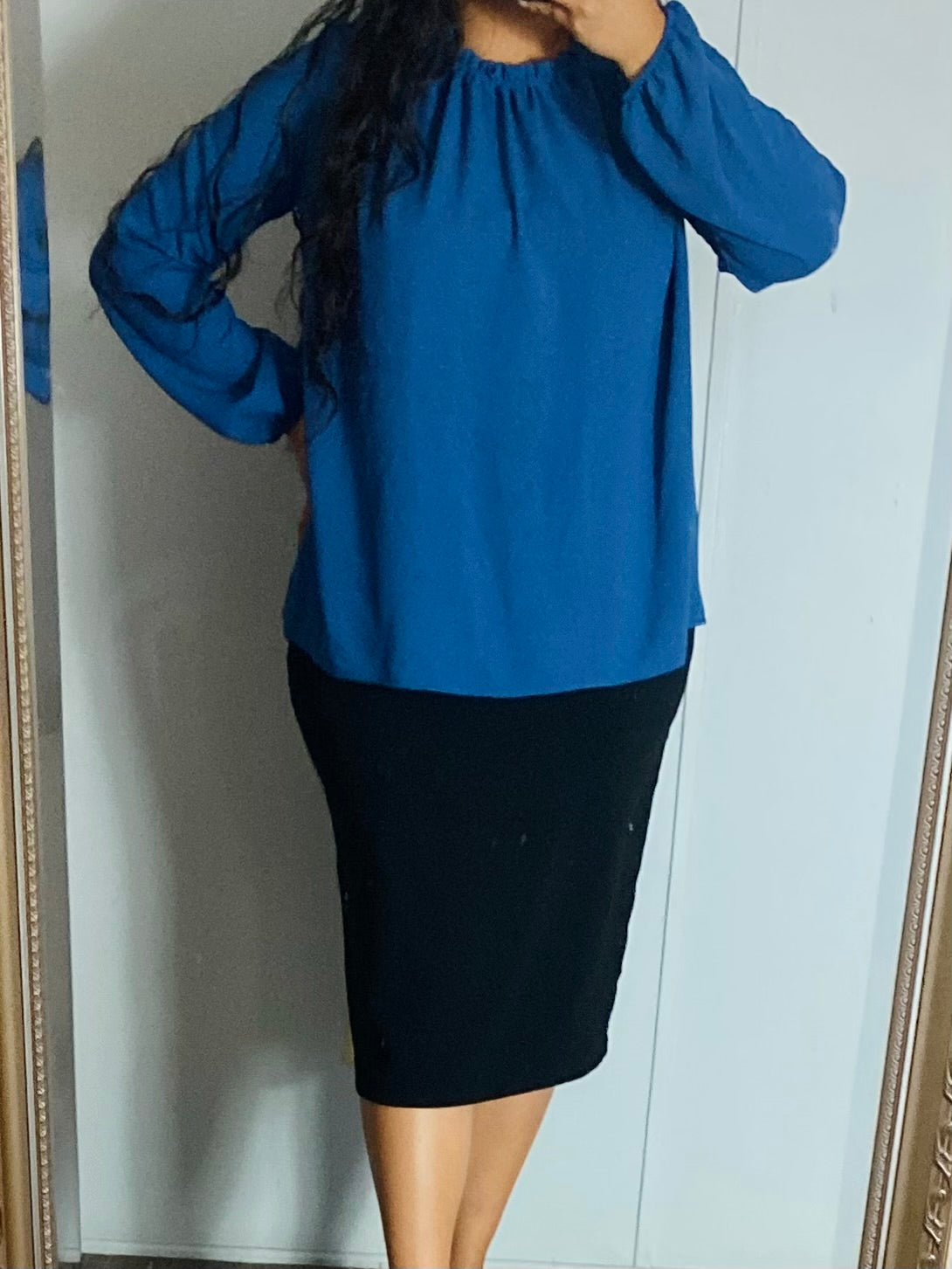 Alexia Vintage Blue Top