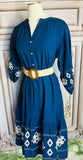Sarahi Embroidery Denim Dress