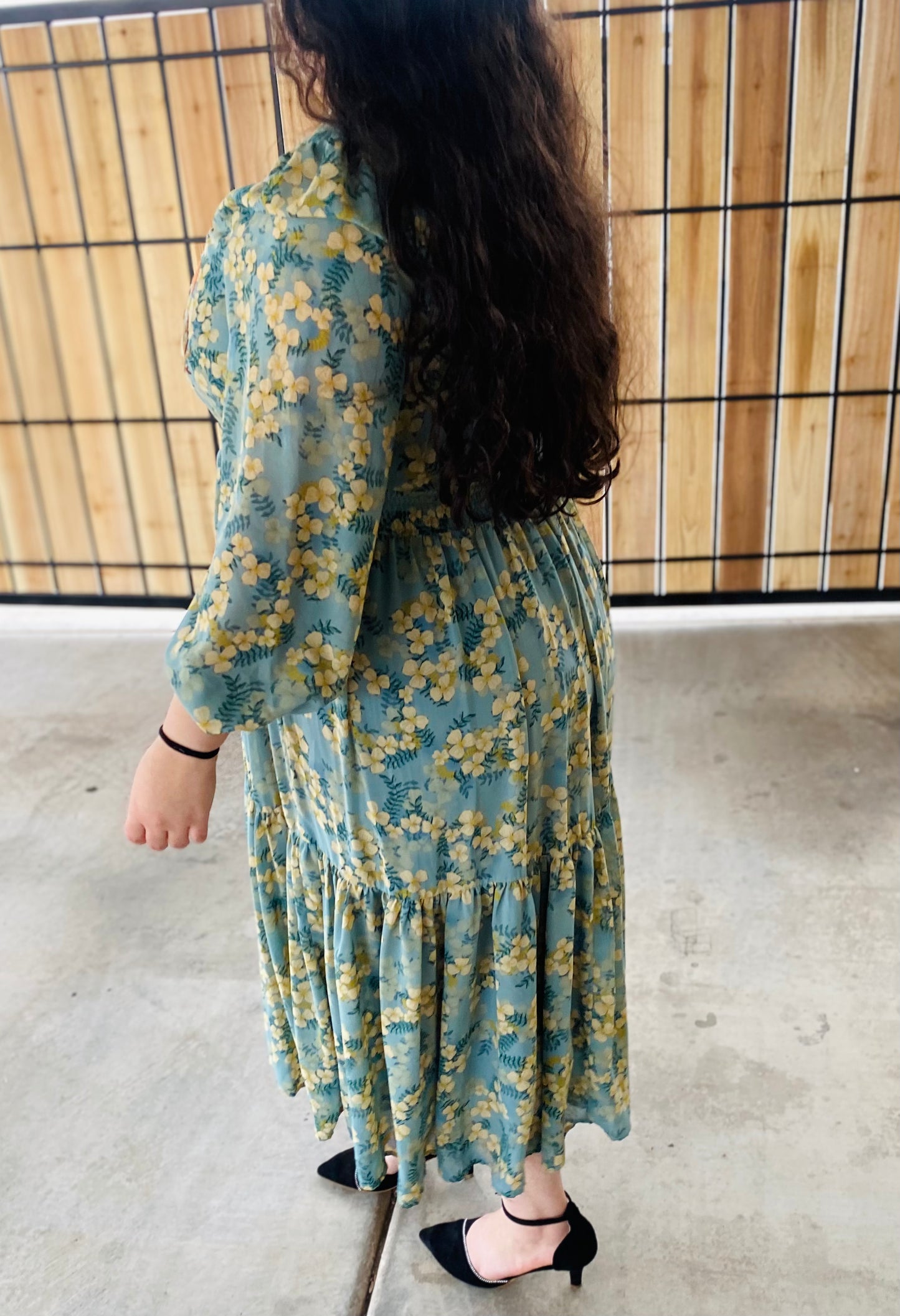 Janet Embroidery Maxi Dress