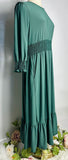 Melina Green Maxi Dress