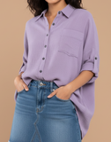 Lilac Tunic Top
