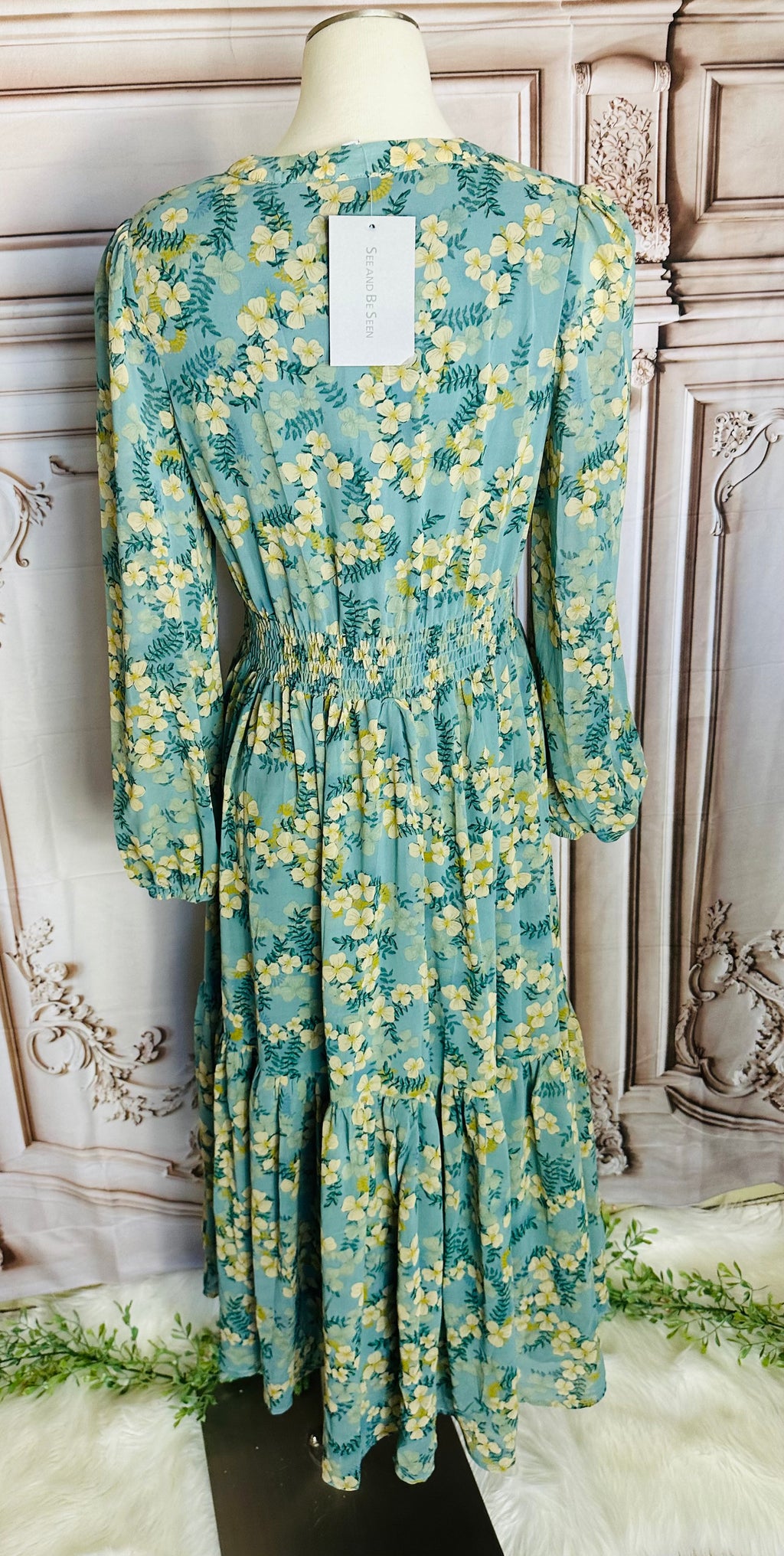 Janet Embroidery Maxi Dress