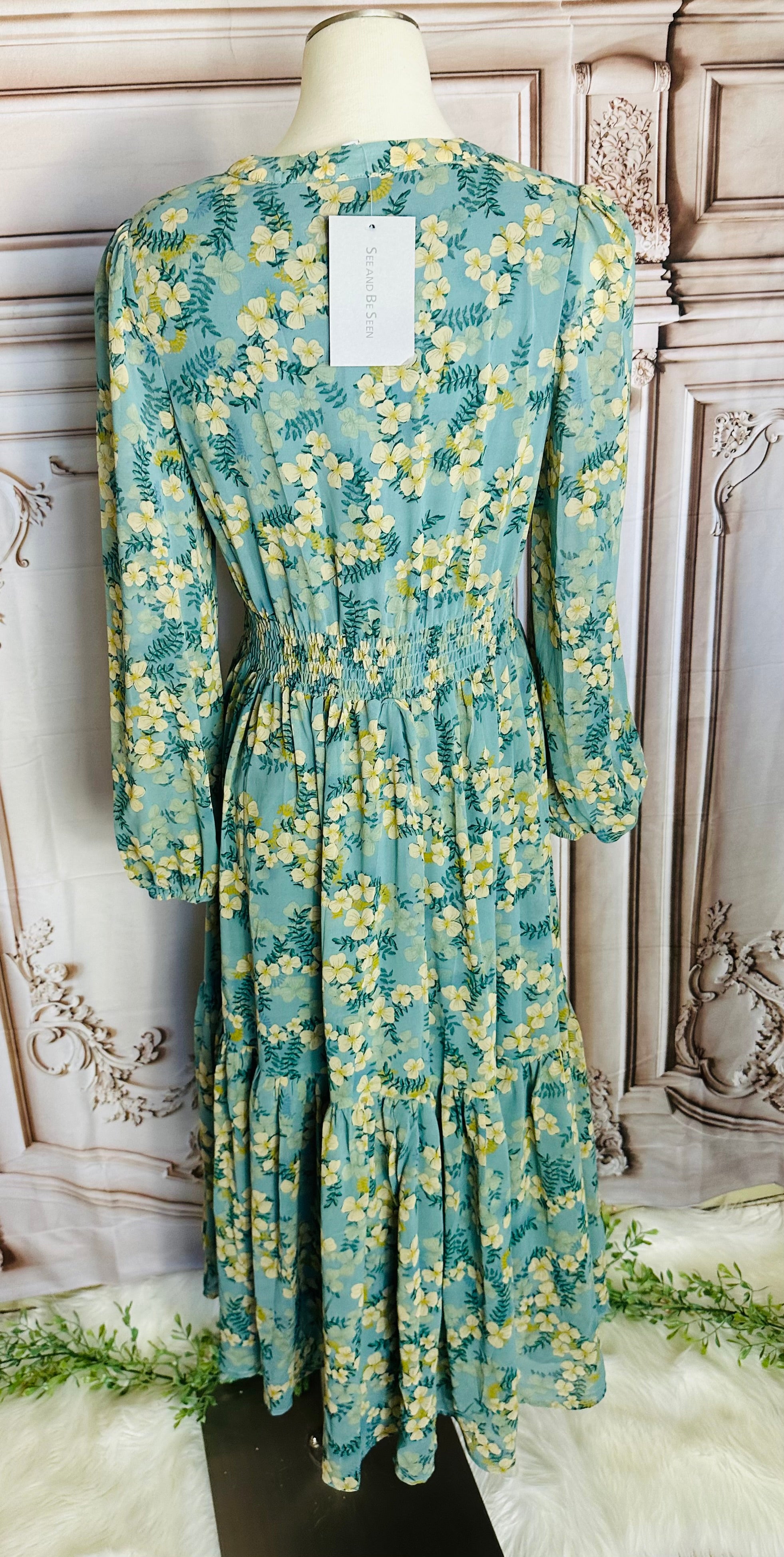 Janet Embroidery Maxi Dress