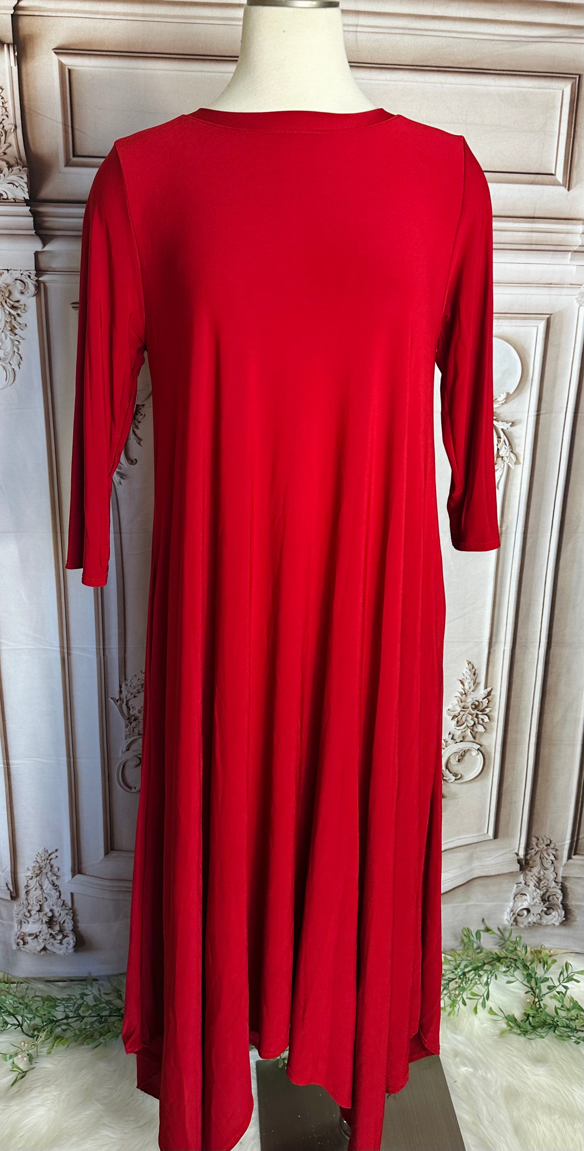 Red Maxi Dress