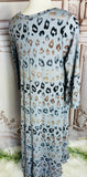 Charcoal Leopard Dress