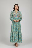 Janet Embroidery Maxi Dress