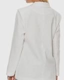 Alisa White Suit Top