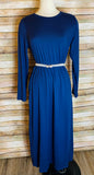 Briana Navy Blue Maxi Dress