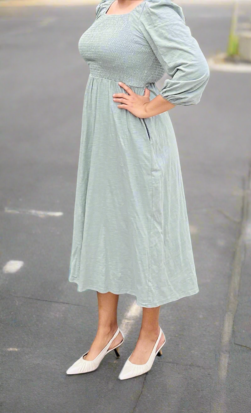 Analis Sage Dress