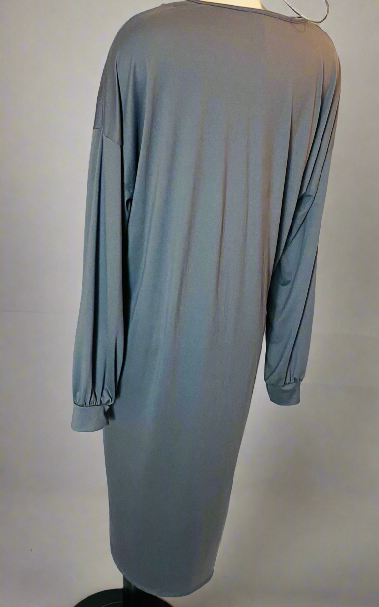 Dark Grey Midi Dress