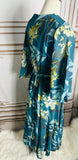 Madison Teal Wrap Dress