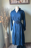 Stella Navy Blue Maxi Dress