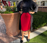 Ruby Drawstring plus Skirt