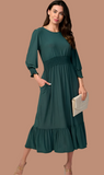 Melina Green Maxi Dress