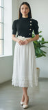 White Crochet Bottom Skirt