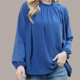 Alexia Vintage Blue Top